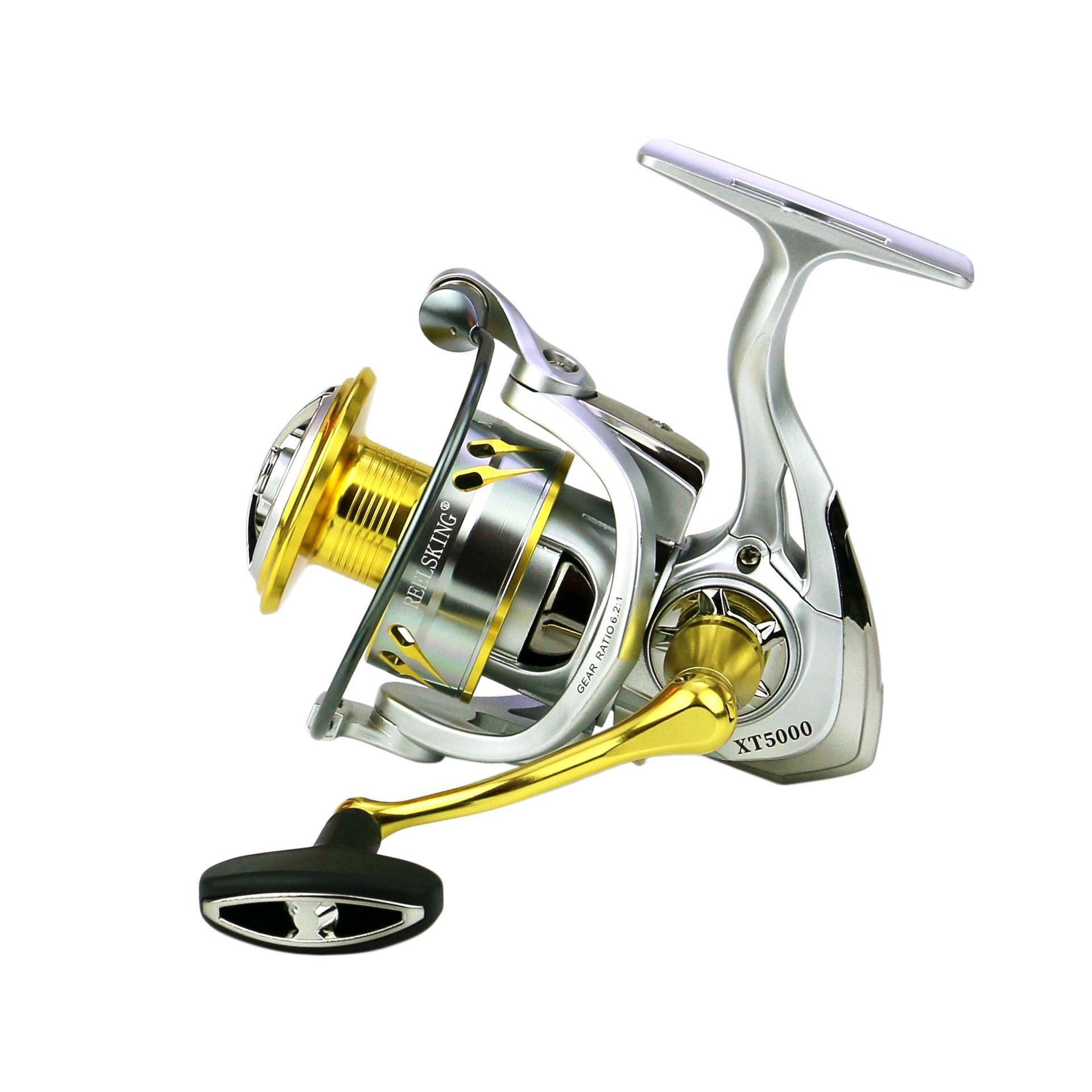 Ice Fishing Reel - Metallspulen-Spinnrolle 6.2:1 Hochgeschwindigkeits-Übersetzung, lückenlos, selbstverriegelnd, XT-Serie