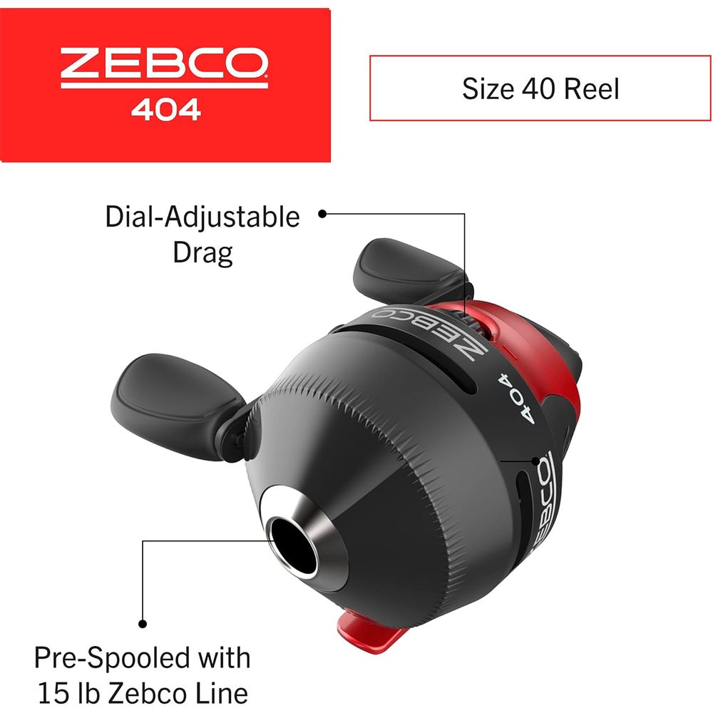 5'6 Zweiteiliges Fiberglas-Spi – Spincast Reel Bewertung und Preis